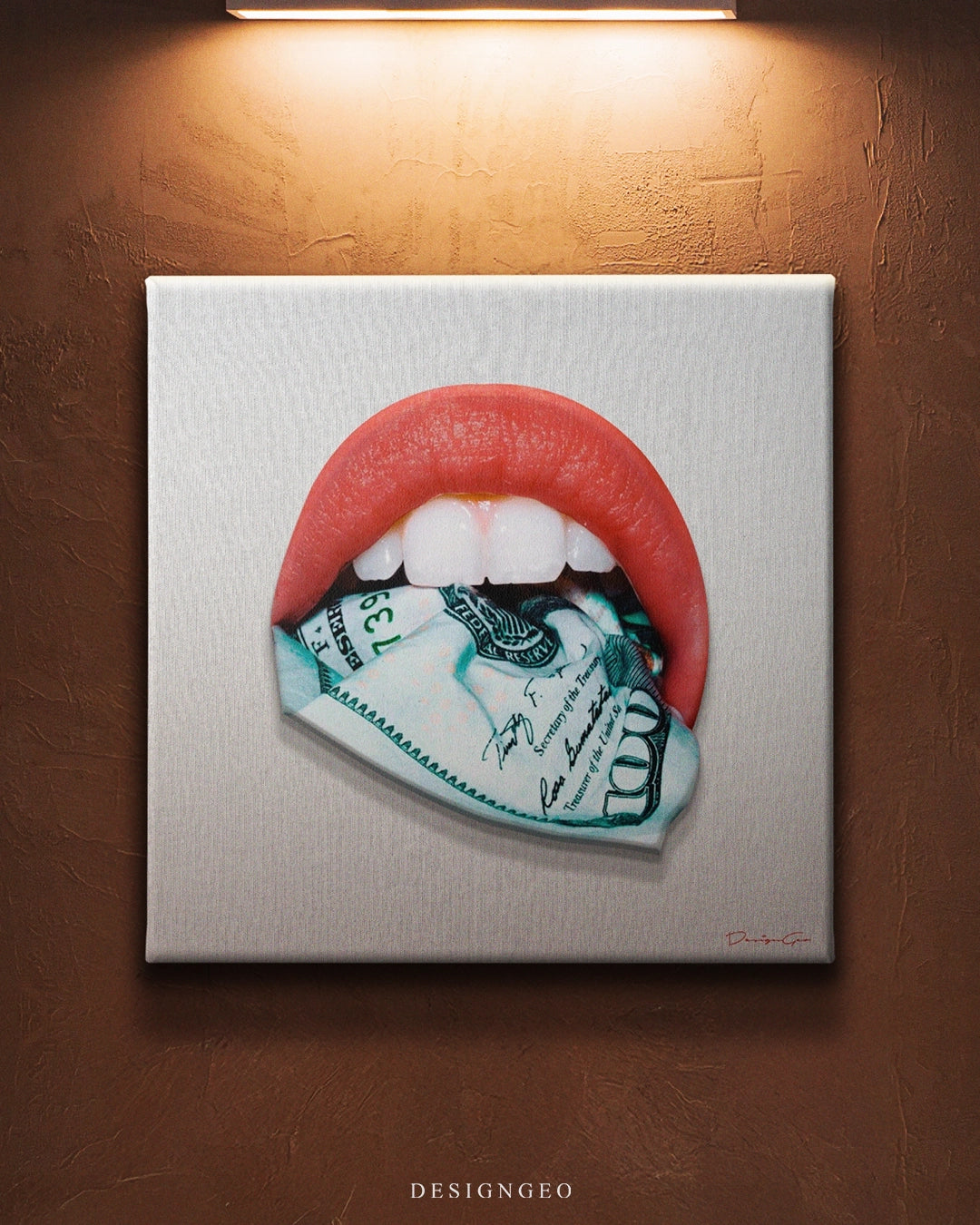 Money Talks Canvas Wall Art