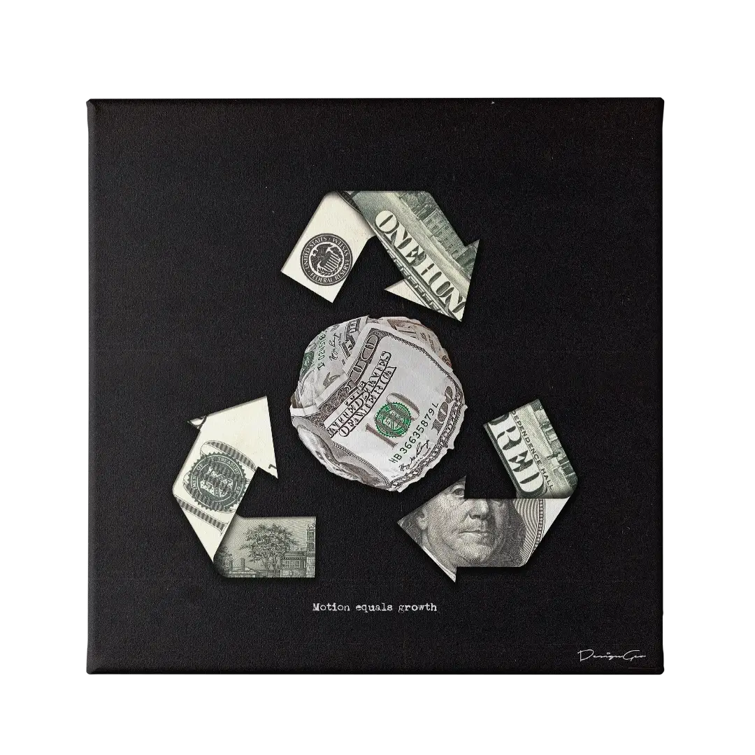 Motion Equals Growth Canvas Wall Art