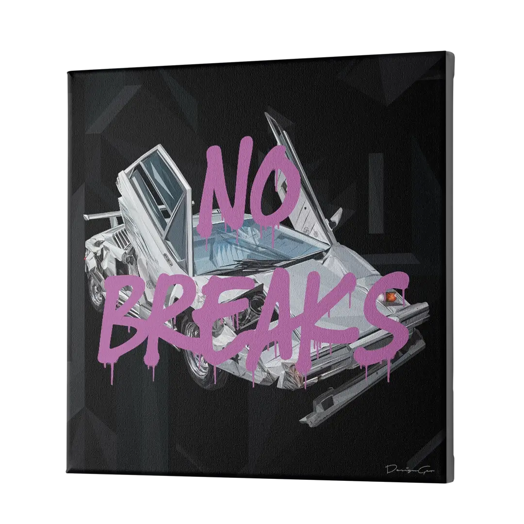 No Breaks Canvas Wall Art