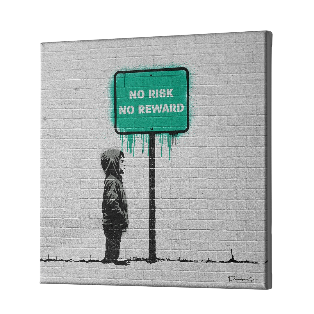 No Risk No Reward Canvas Wall Art