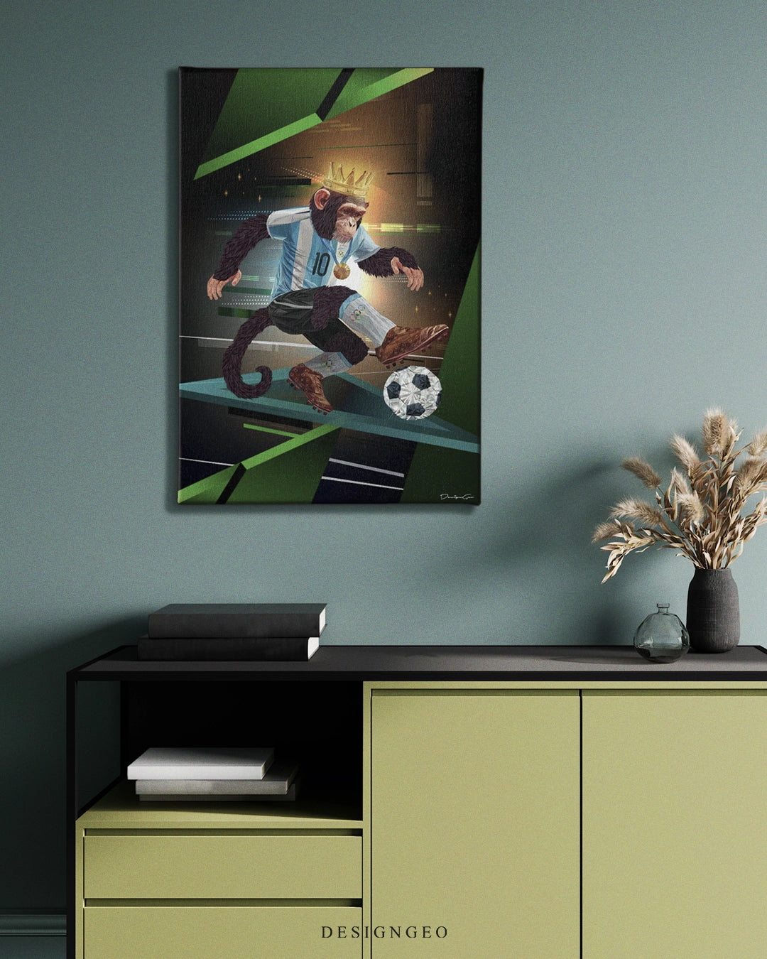 Olympic Football Player Art