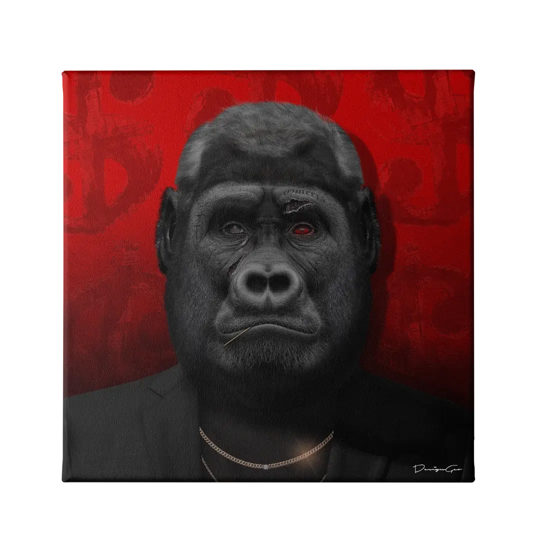 Omerta Ape Canvas Wall Art