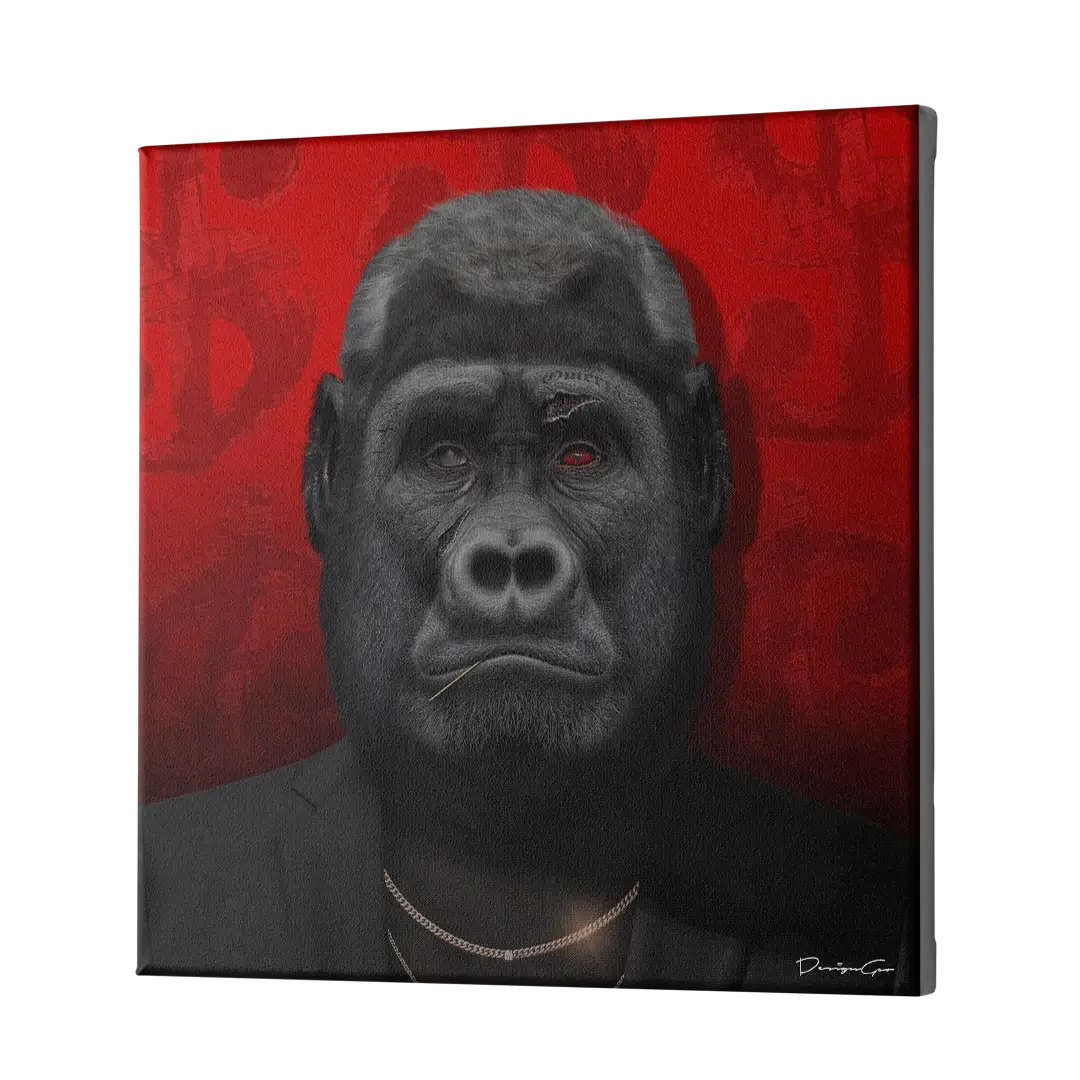 Omerta Ape Canvas Wall Art