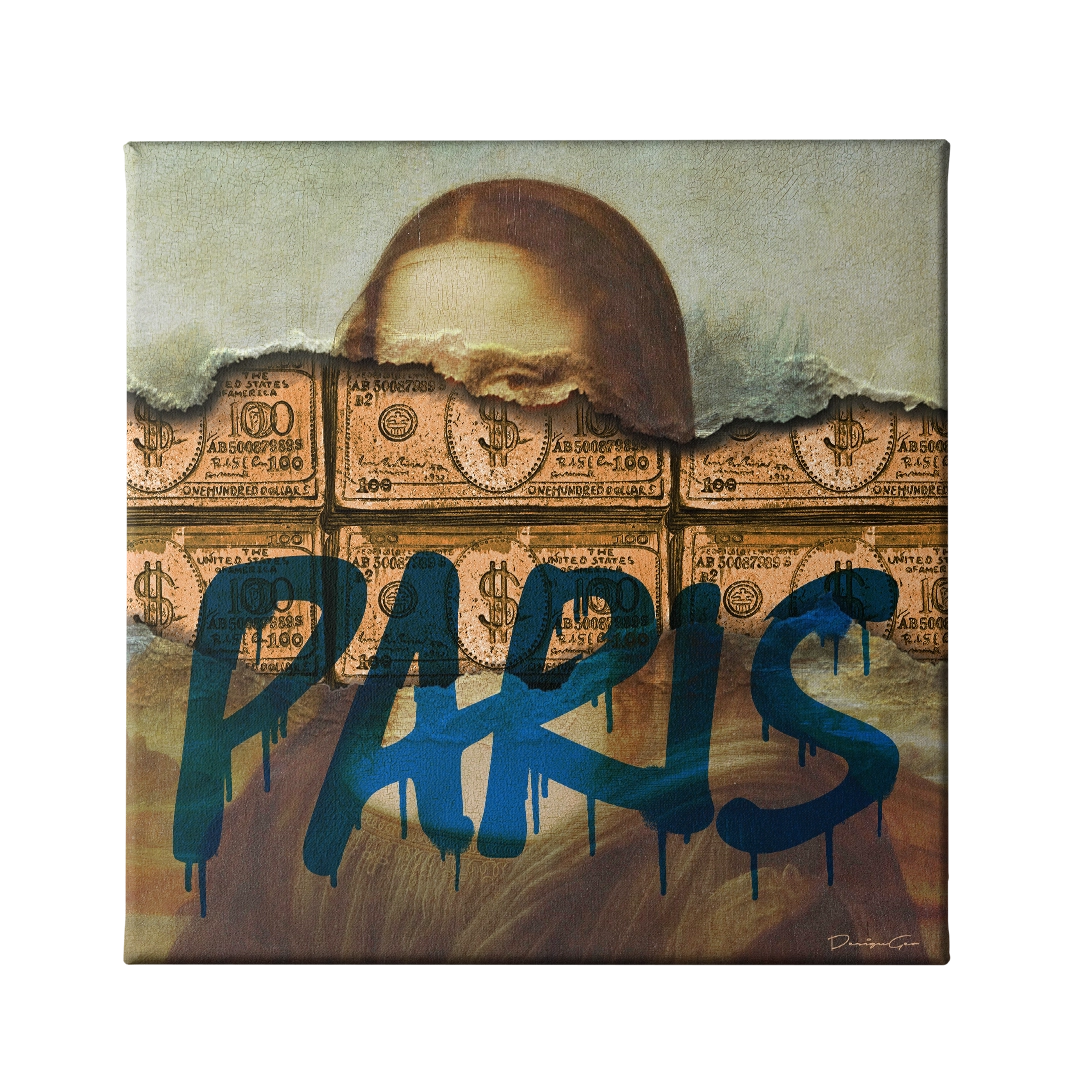 Paris Graffiti Canvas Wall Art