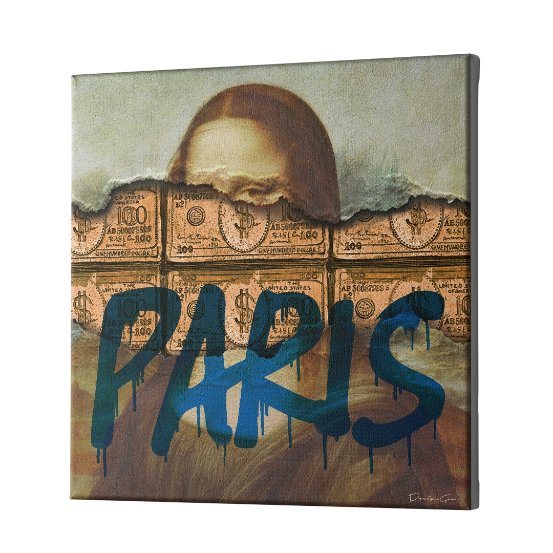 Paris Graffiti Canvas Wall Art
