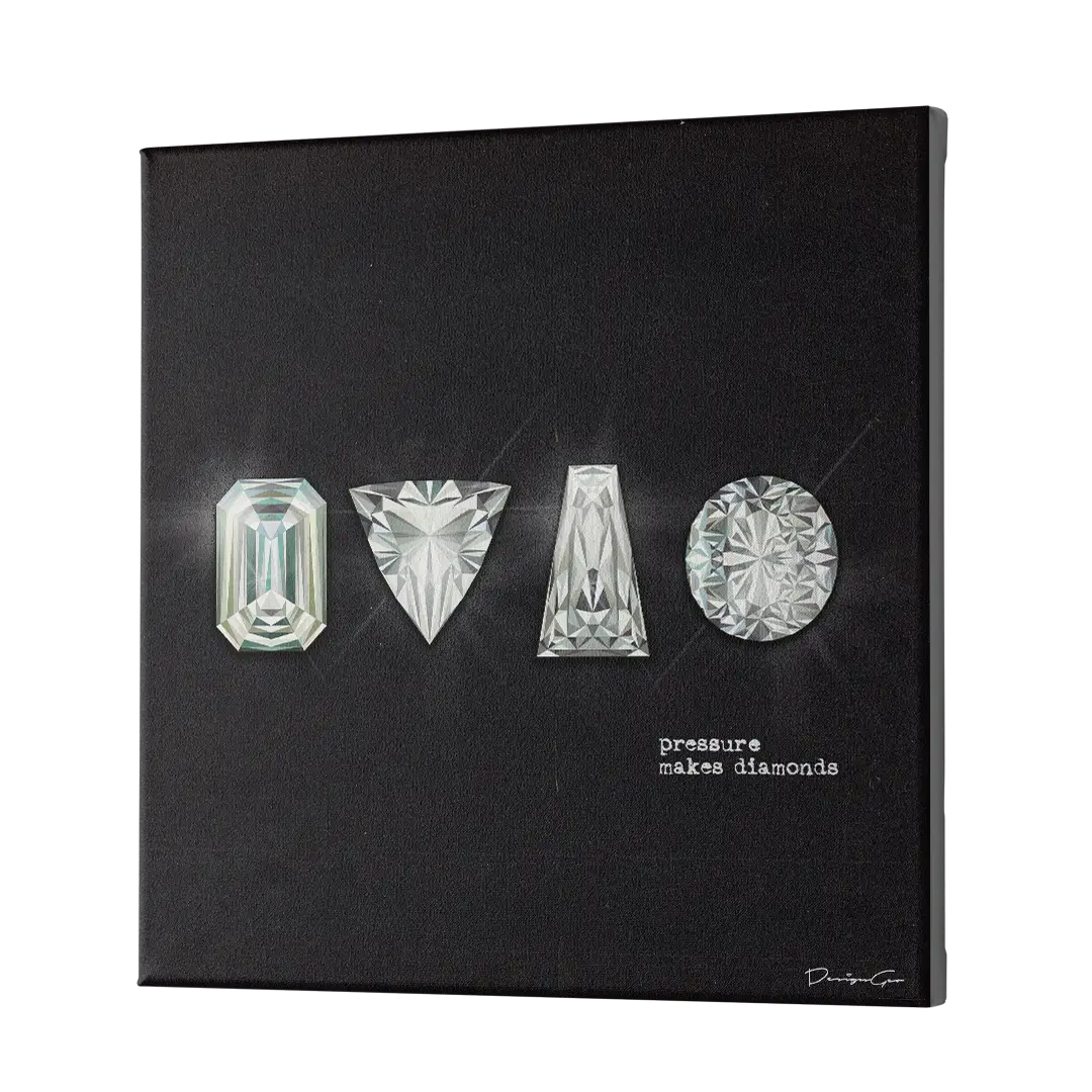Pressure Makes Diamonds Canvas Wall Art