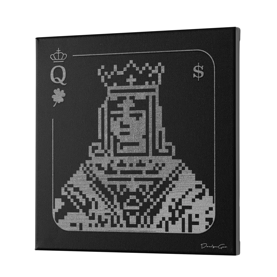 Queen Of Wealth Canvas Wall Art