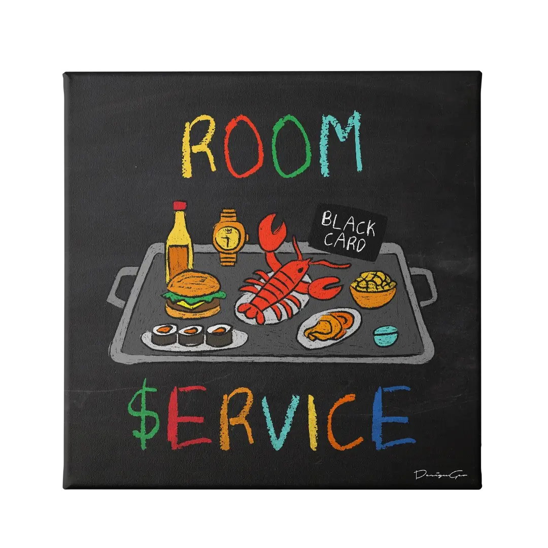 Room Service Canvas Wall Art