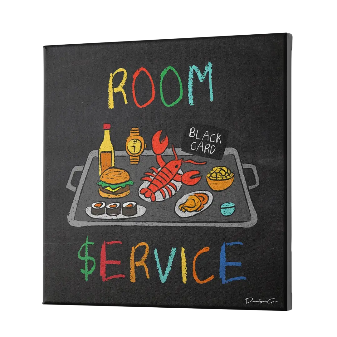 Room Service Canvas Wall Art