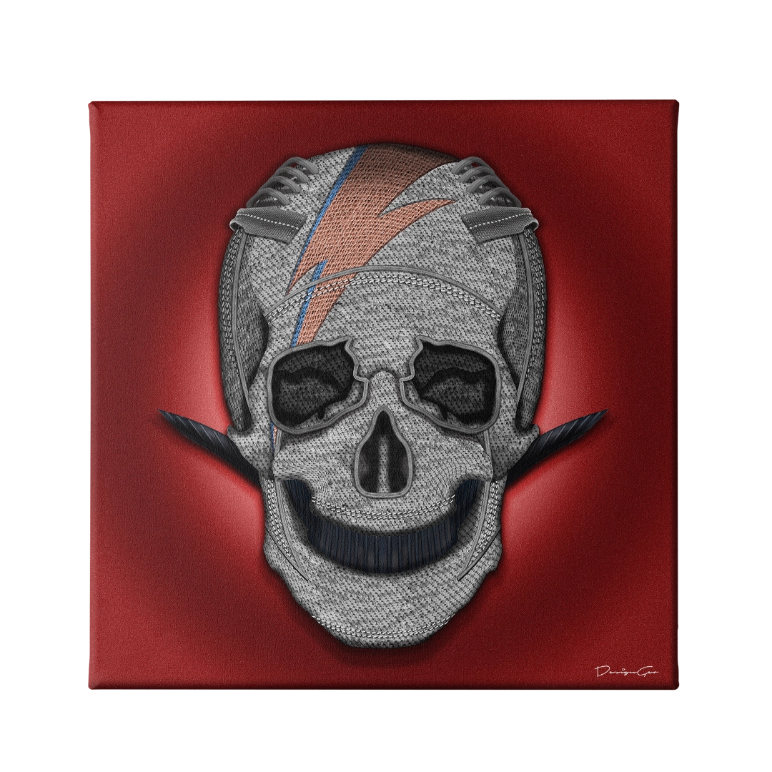 Sneaker Skull Canvas Wall Art