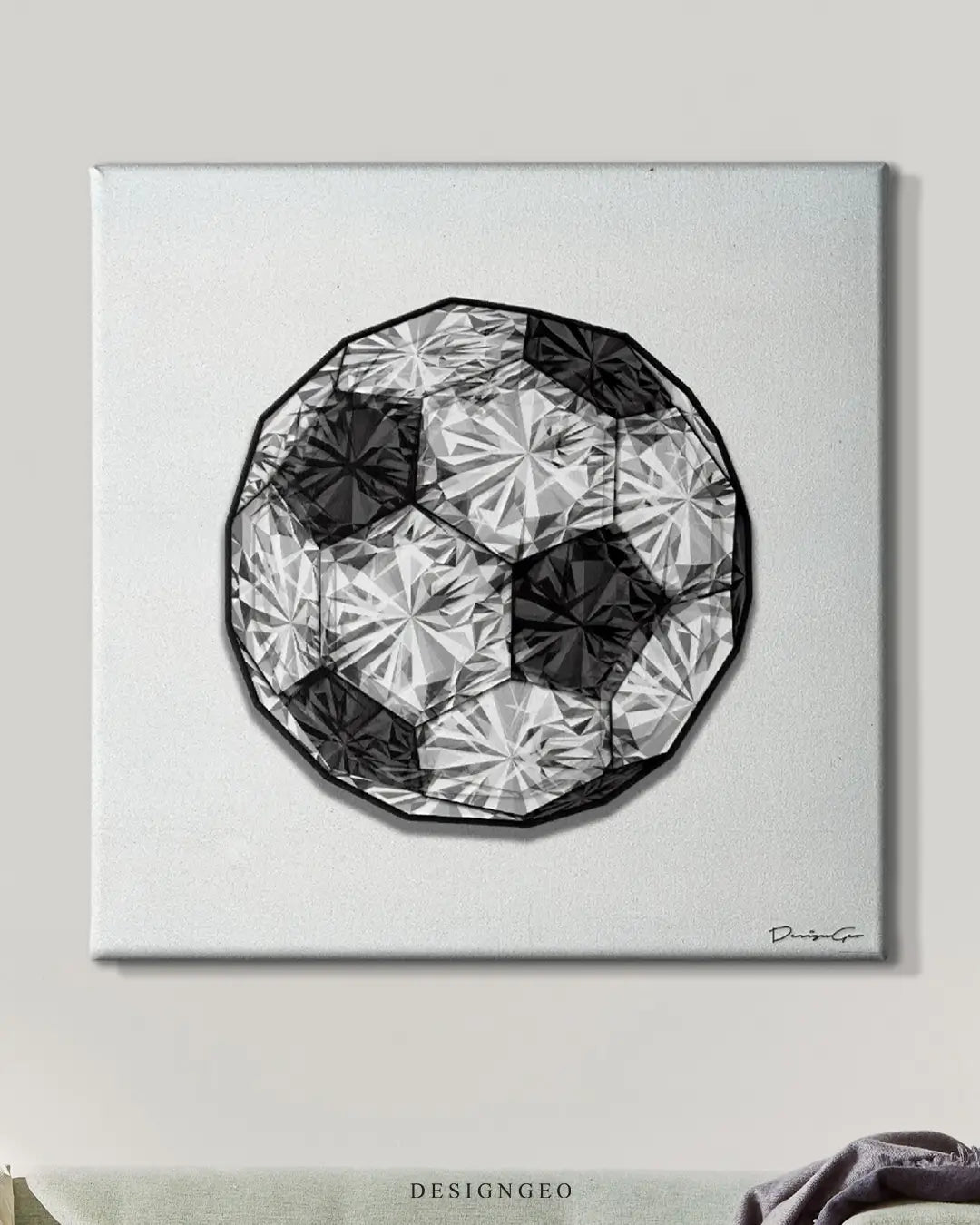 Soccer Ball Canvas Wall Art