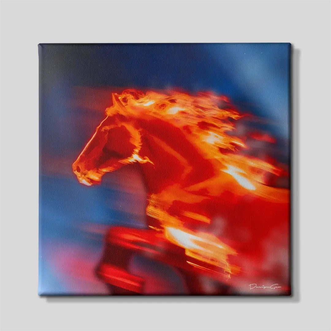 Speedhorse Canvas Wall Art