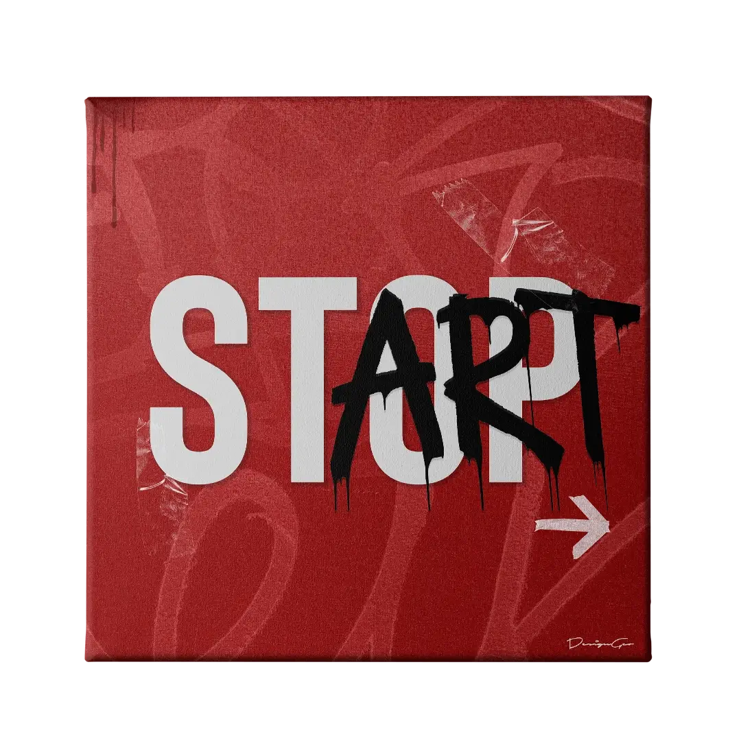 Start Canvas Wall Art