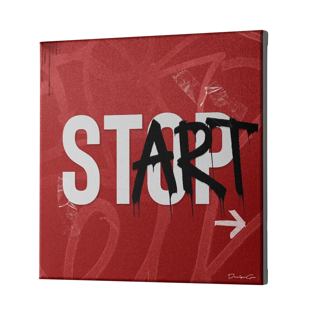 Start Canvas Wall Art