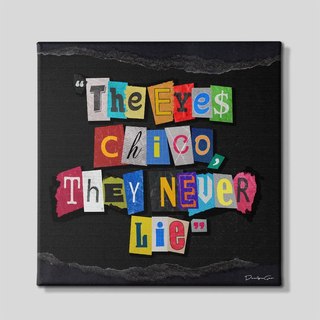 The Eyes Chico Canvas Wall Art
