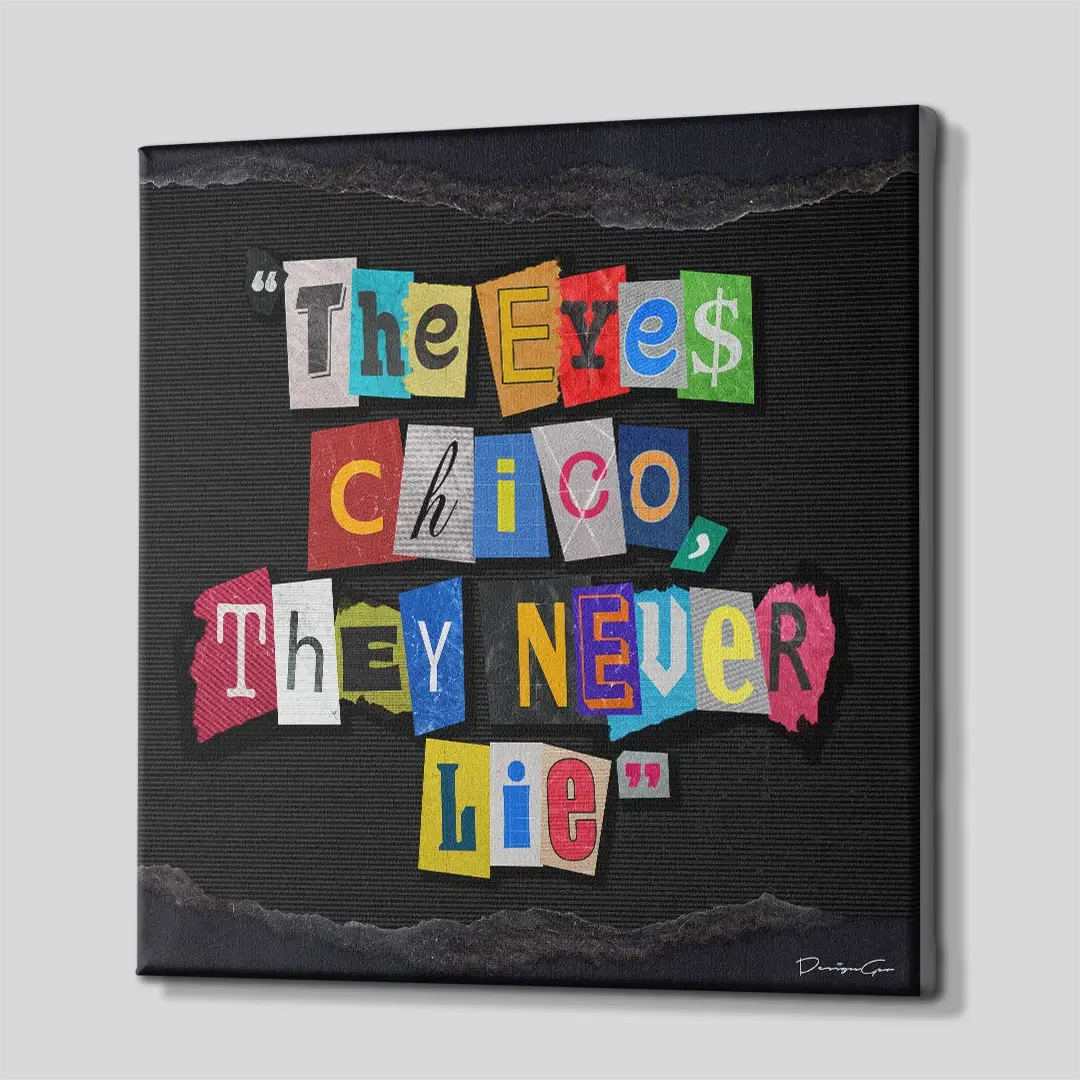 The Eyes Chico Canvas Wall Art