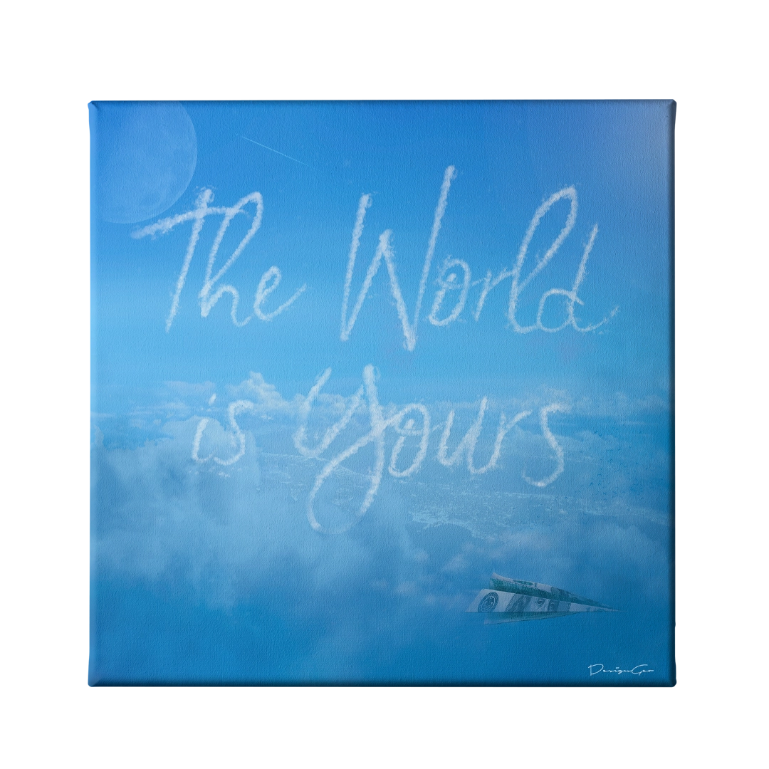 The World is Yours Canvas Wall Art