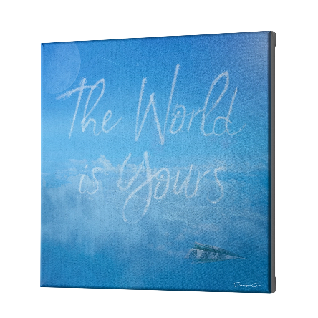The World is Yours Canvas Wall Art