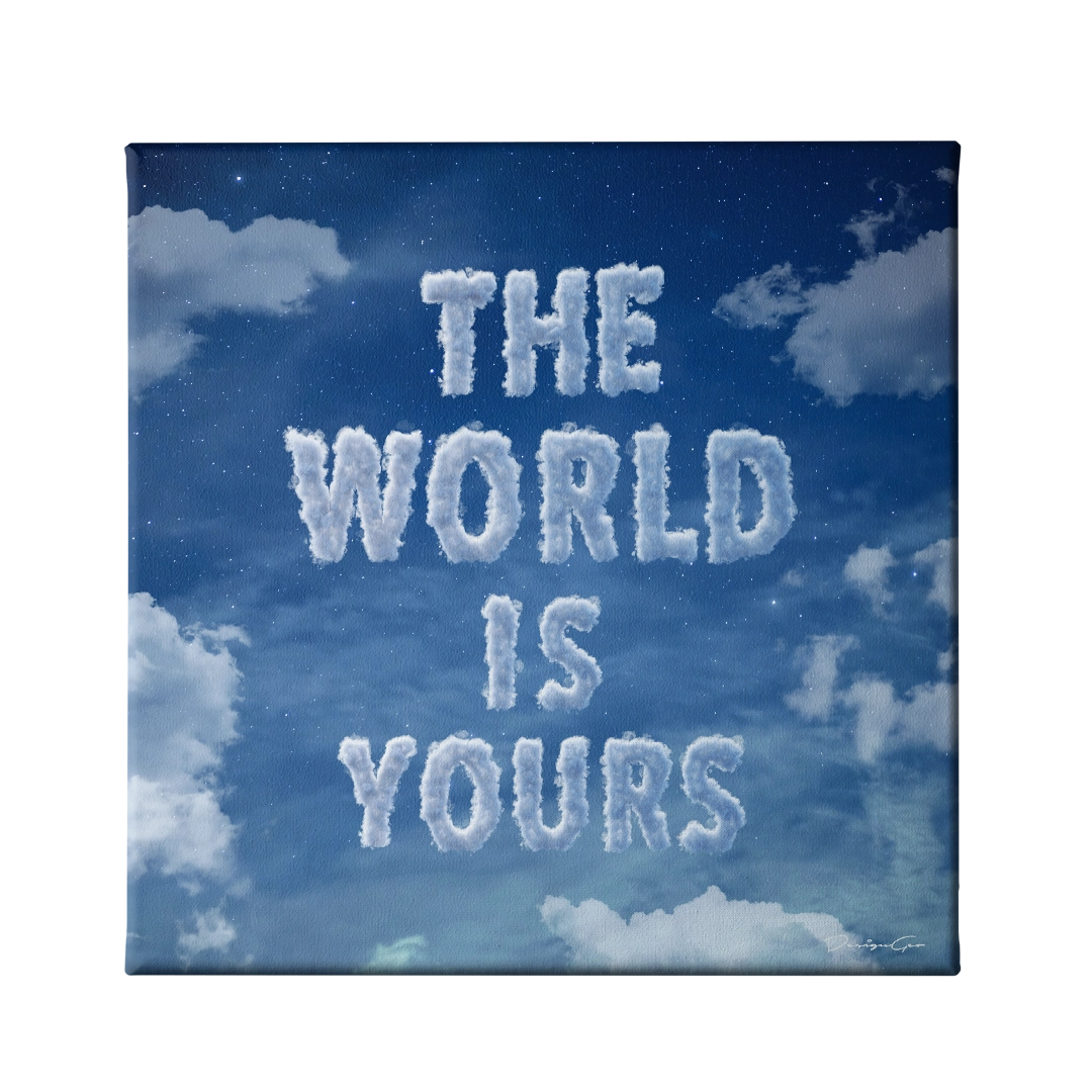 TWIY Clouds Canvas Wall Art