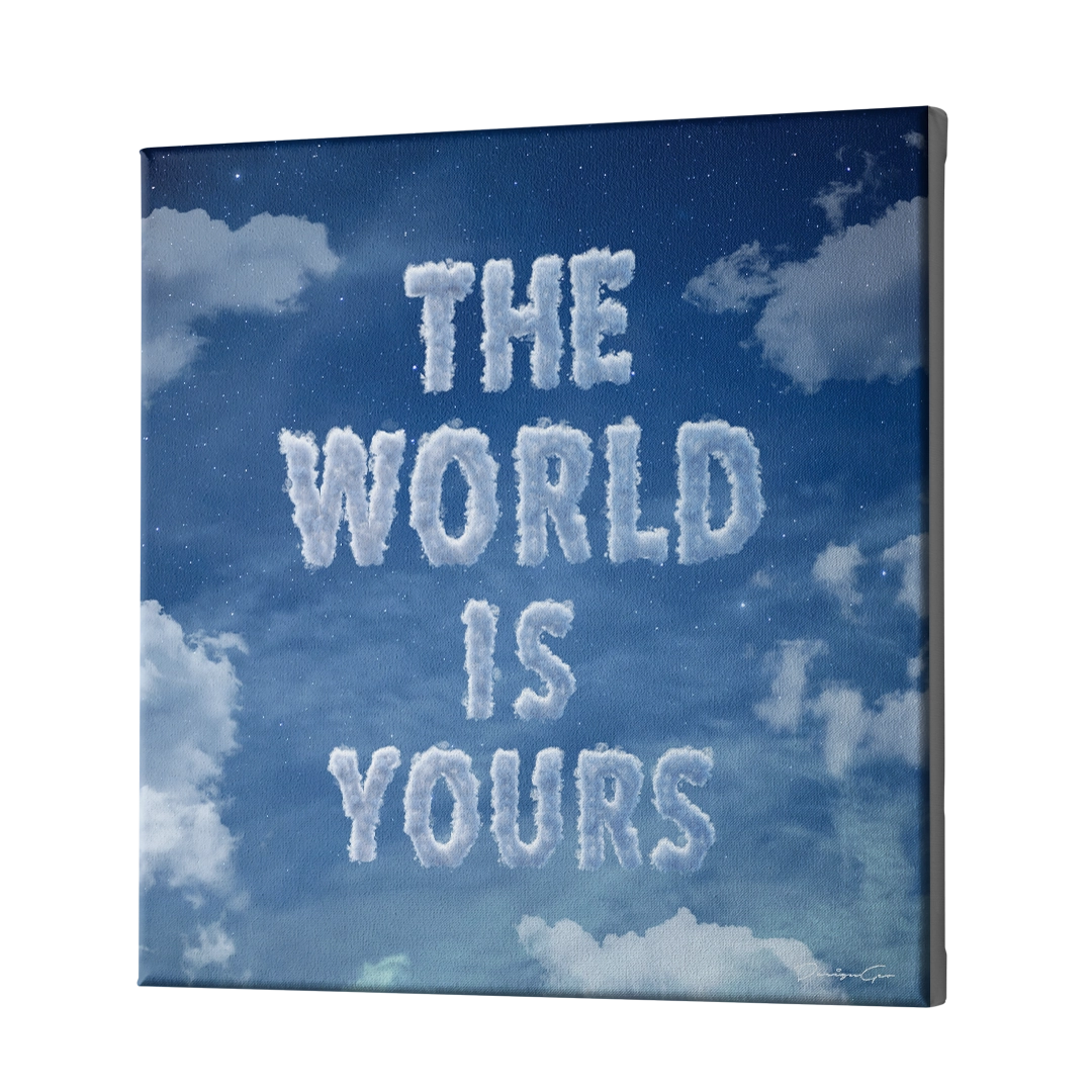 TWIY Clouds Canvas Wall Art