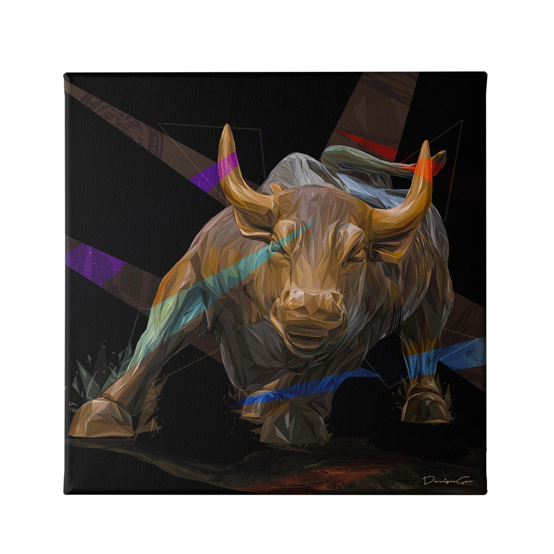 Wall Street Bull Art 