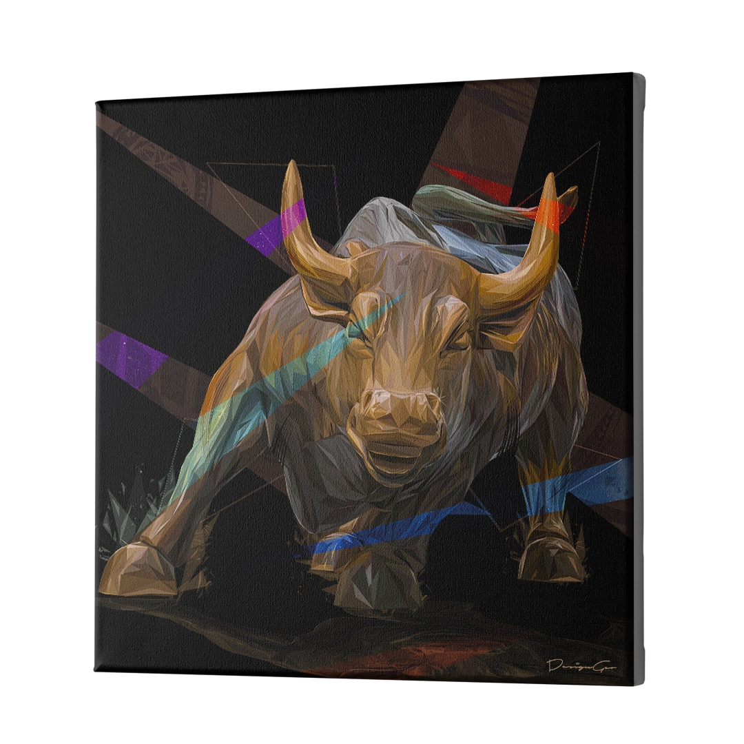 Wall Street Bull Art 