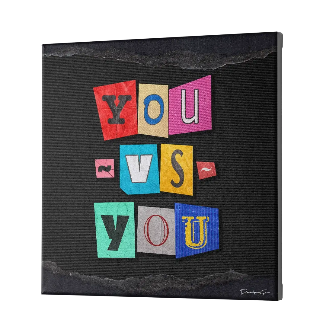 You Vs You Canvas Wall Art